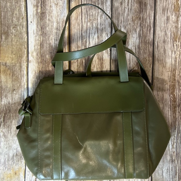 New York Kate Spade Saturday Green Leather Satchel - Picture 10 of 10